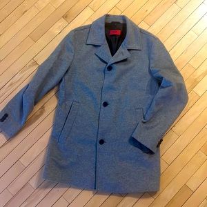 Men’s red label Hugo boss car coat medium grey